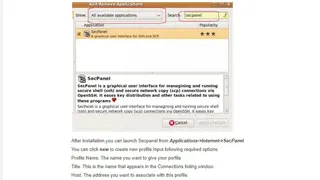 SecPanel screenshot