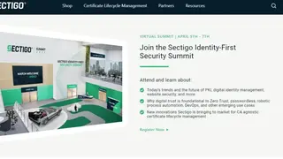 Sectigo SSL Certificates screenshot
