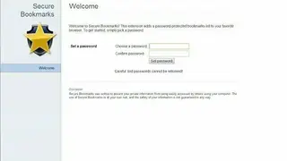 Secure Bookmarks screenshot