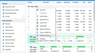Secure Erase screenshot