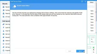 Secure Erase screenshot