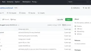 Secure Gmail screenshot