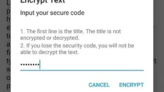 Secure Text screenshot