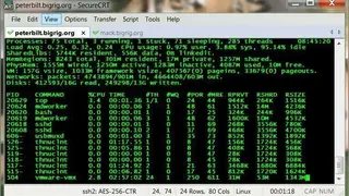 SecureCRT screenshot