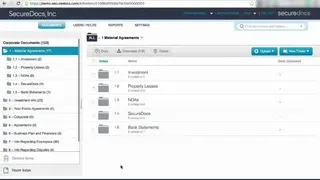 SecureDocs screenshot