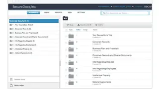 SecureDocs screenshot
