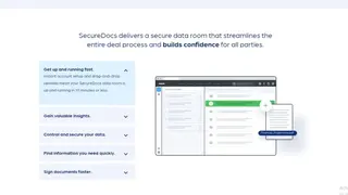 Securedocs Virtual Data Room screenshot