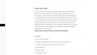 Security Checklist screenshot
