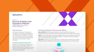 Securonix Security Operations and Analytics screenshot
