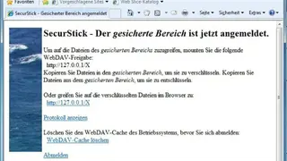 SecurStick screenshot