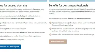 Sedo Parking screenshot