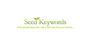 Seed Keywords screenshot