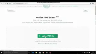 Sejda Online PDF Editor screenshot