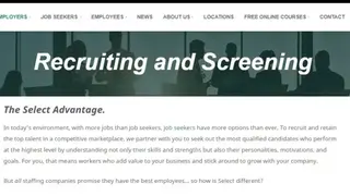 Select Staffing screenshot