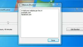 SelfRestraint screenshot