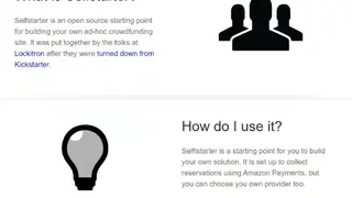 Selfstarter screenshot