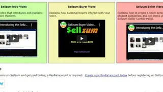Sellzum screenshot