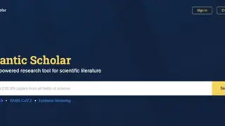 Semantic Scholar screenshot