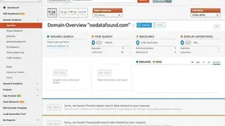 SEMrush screenshot
