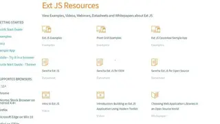 Sencha Ext JS screenshot