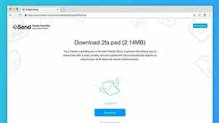 Send Firefox screenshot