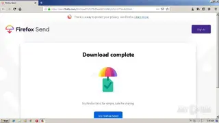 Send Firefox screenshot