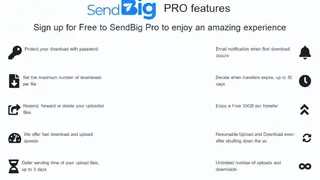 SendBig screenshot