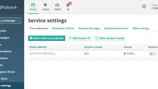 SendPulse screenshot
