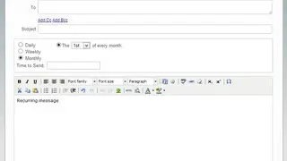 SendRecurring screenshot