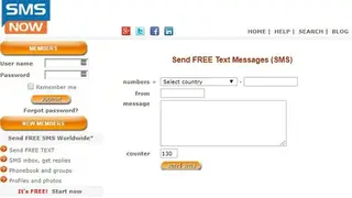 SendSMSnow screenshot
