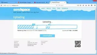 Sendspace screenshot