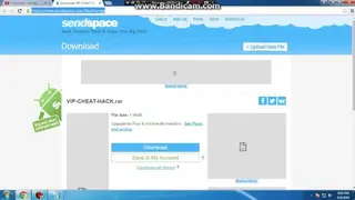 Sendspace screenshot