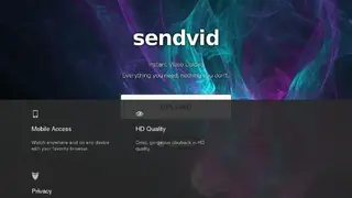 Sendvid screenshot