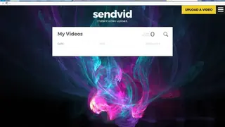 Sendvid screenshot