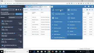 Sentieo screenshot