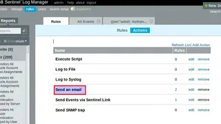Sentinel Log Manager screenshot