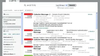 Sentinel Log Manager screenshot