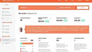 SEO Analyzer By Neil Patel screenshot