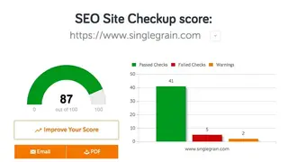 SEO Site Checkup screenshot