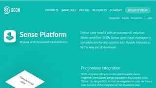 SEON Sense Platform screenshot