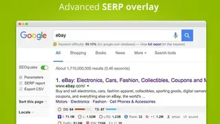 SEOquake screenshot