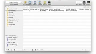 Sequel Pro screenshot