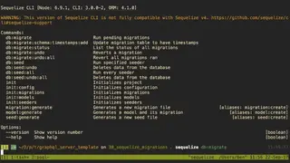 Sequelize screenshot