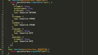 Sequelize screenshot