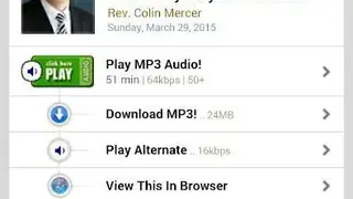 Sermon Audio screenshot