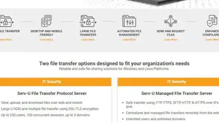 Serv-U FTP screenshot