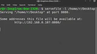 Servefile screenshot