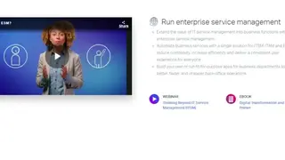 Service Management Automation X (SMAX) screenshot
