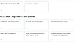 Service NSW screenshot
