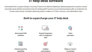 ServiceDesk Plus screenshot